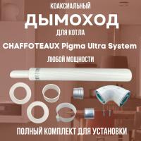 Дымоход для котла CHAFFOTEAUX Pigma Ultra System любой мощности, комплект (Китай) (DYMpigultrasyst)
