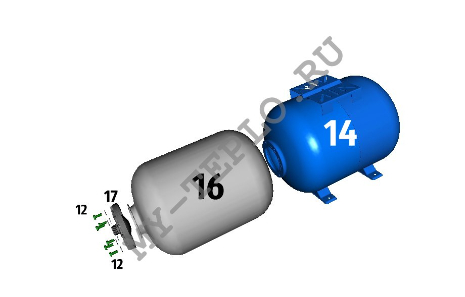 запчасти Джилекс Водомет 55/75 Проф Дом