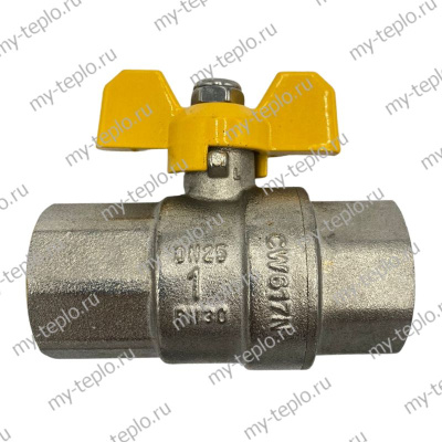 Кран шаровый газовый 1